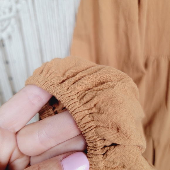 Vici Smock Latern Babydoll Long Sleeve Bohemian Dress - Picture 3 of 10